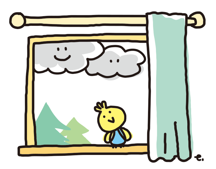 部屋の窓