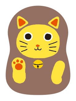 黄色いニャンリョーシカ